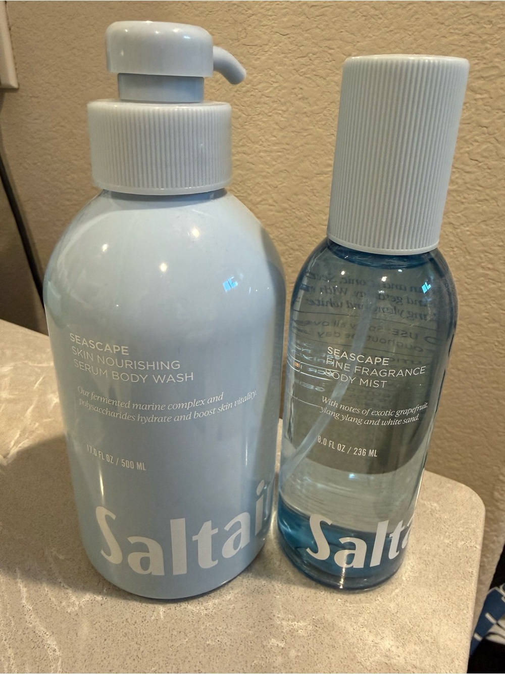 Saltair Seascape Skin Nourishing Serum Body Wash & Fragrance Mist - NEW